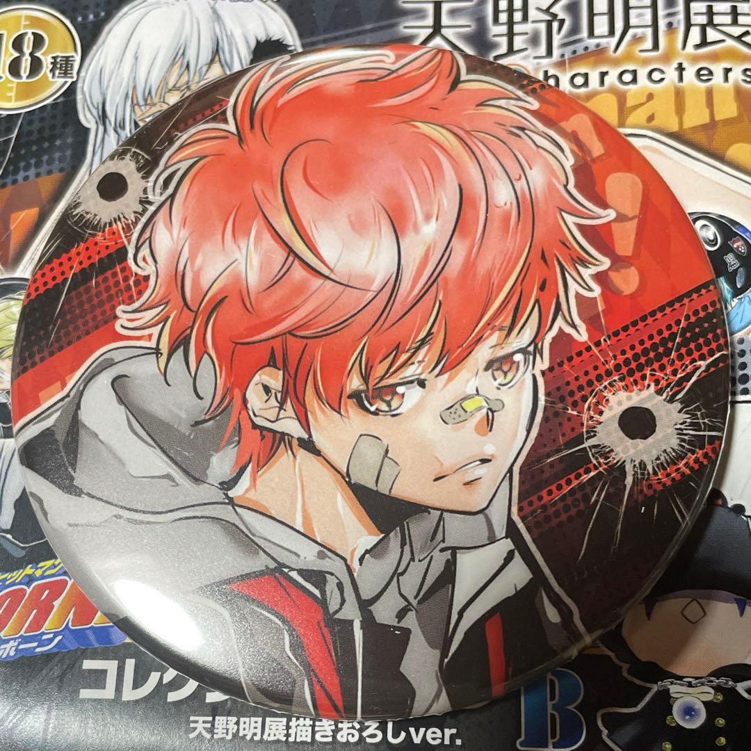 ⚠️ 家庭教師ヒットマンREBORN 天野明展 缶バッジ 古里炎真 - メルカリ