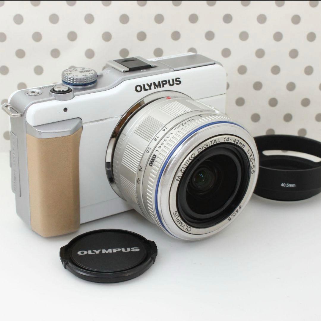 OLYMPUS オリンパス　PL1 カメラ Amazon.com : OM SYSTEM OLYMPUS PEN E-PL1 12.3MP Live MOS Micro