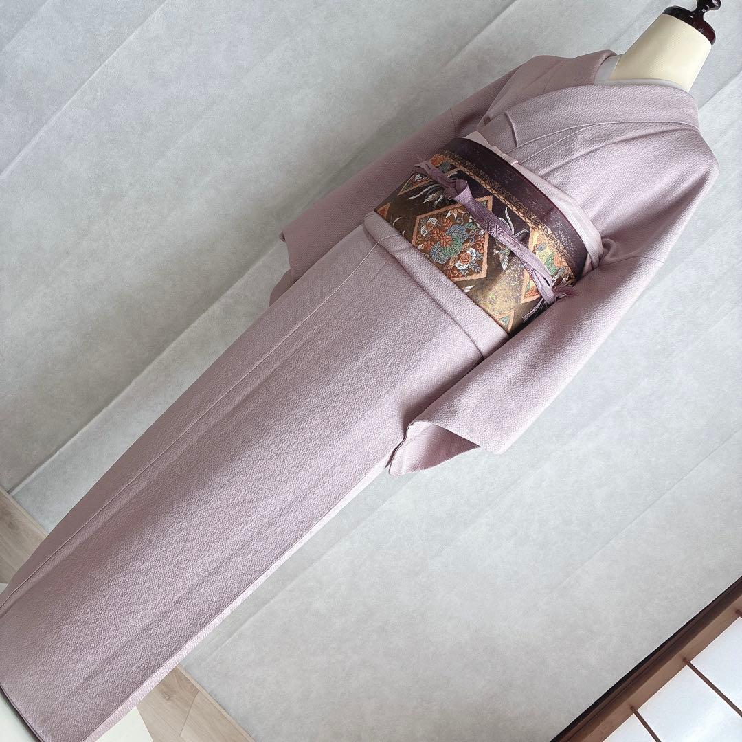 色無地 フルセット 着物 正絹 一つ紋 入学式 卒業式 G15 - メルカリ