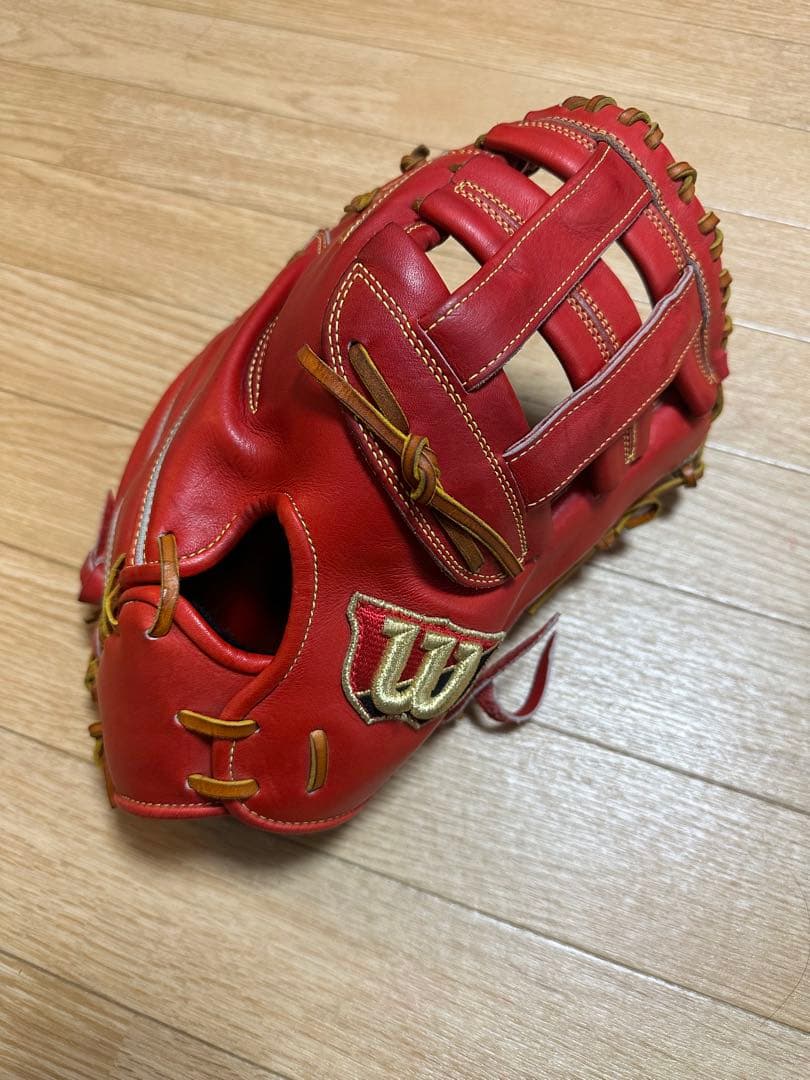 Wilson ウィルソン 軟式 ファーストミット　袋付き 型付/グラブ刺繍無料】 ウィルソン(Wilson) 少年軟式ファーストミット
