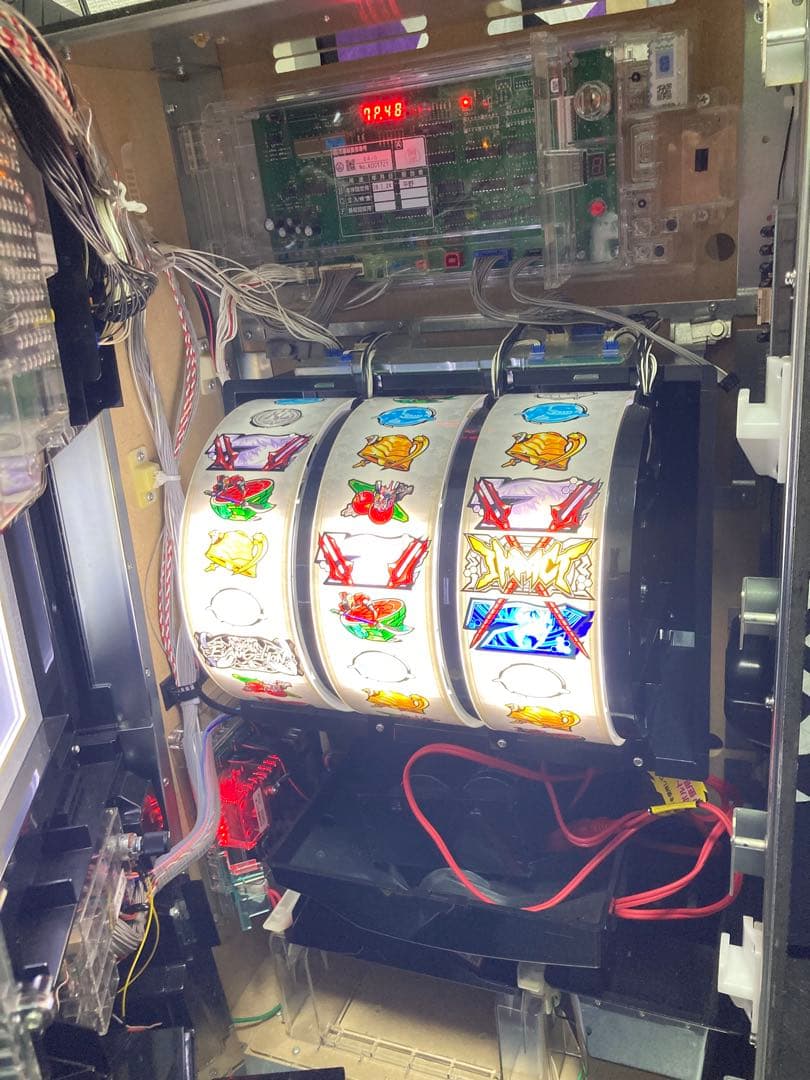 値下げしましたパチスロ実機エヴァンゲリオンAT777不要機ボリューム