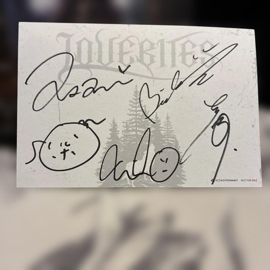 LOVEBITES/AWAKE AGAIN/DVD/サイン入ポスカ付