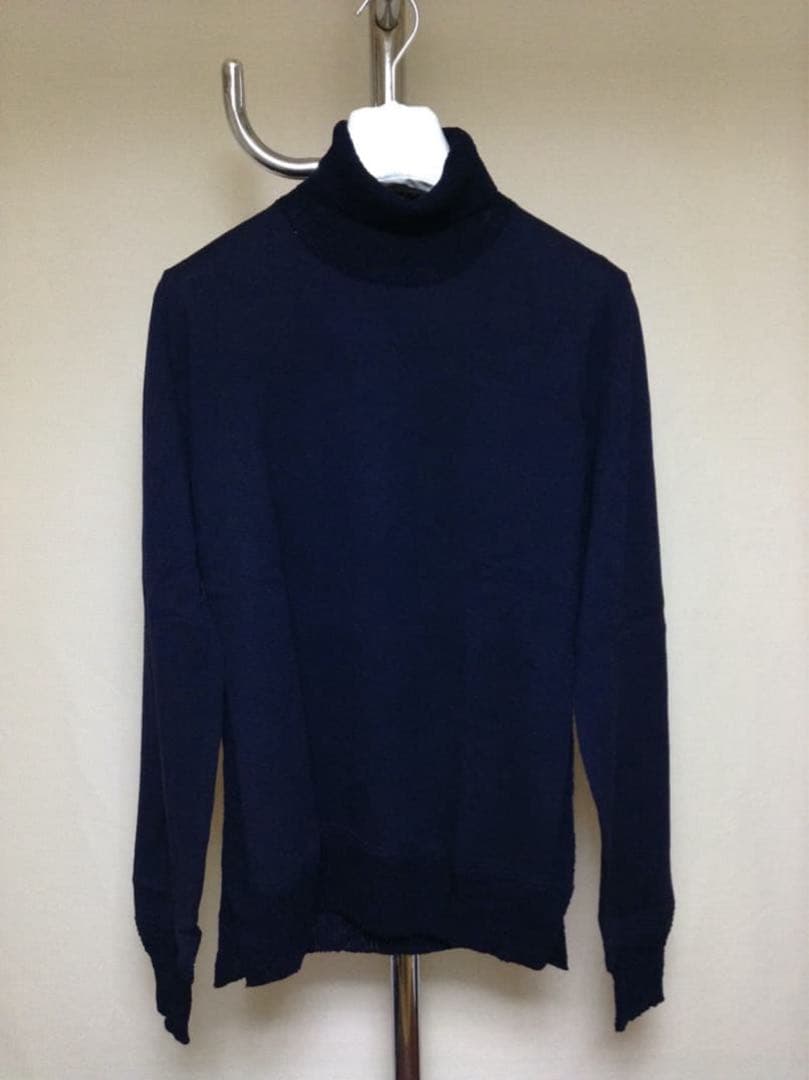 17aw マルジェラ サイドリブニット セーター タートルネック 17aw マルジェラ サイドリブニット セーター タートルネック
