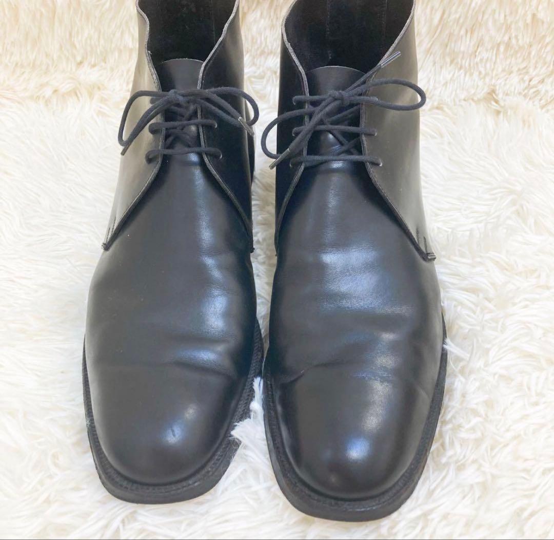 価格相談。ジョージクレバリーチャッカブーツ ブラック 27.5cm