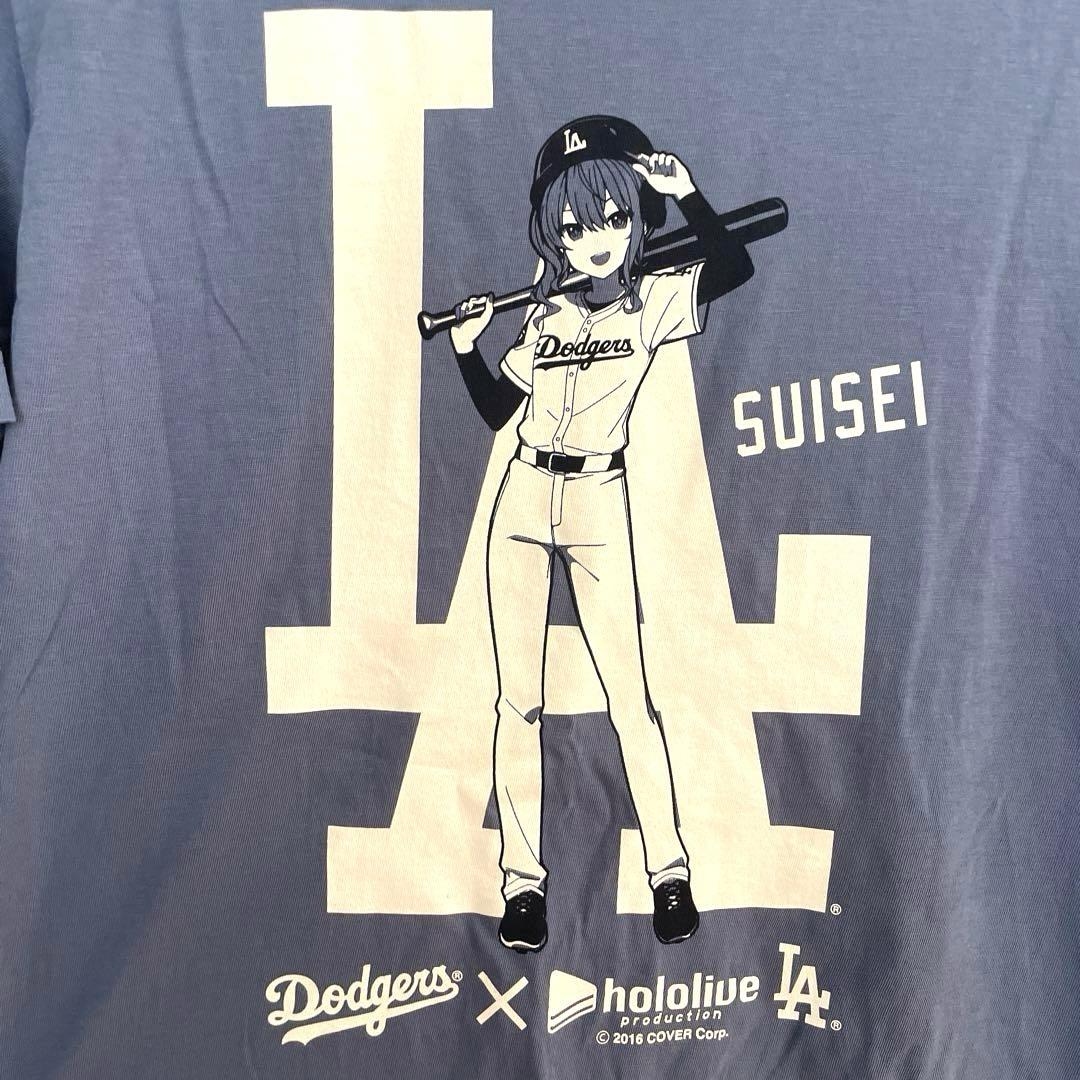 限定品】ホロライブ ドジャース 星街すいせい コラボTシャツ すいせい