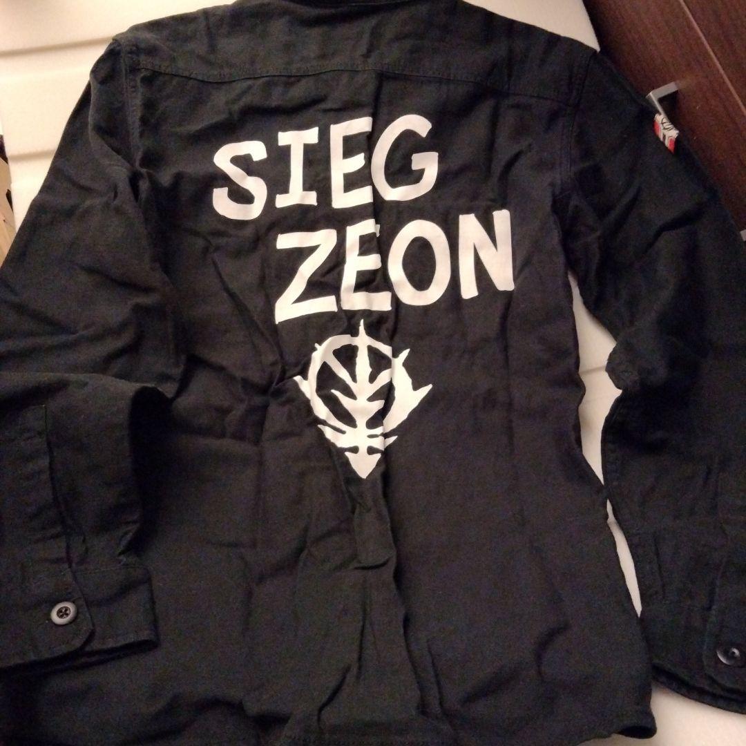 ジークジオンB.D.Uシャツジャケット 機動戦士ガンダム コスパ L 黒 軍