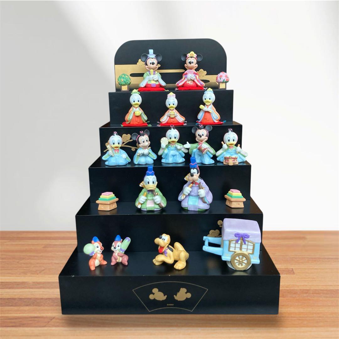 希少・美品】ディズニー 雛人形 五段飾り ガラスケース、箱付き - メルカリ