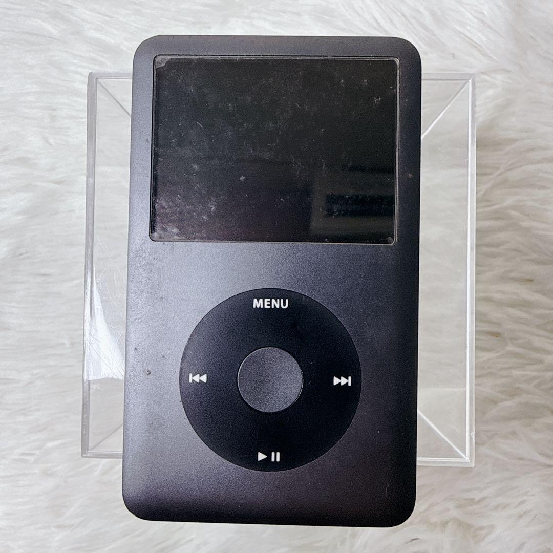 Apple iPod classic 120GB ブラック 稼働品 充電ケーブル - メルカリ