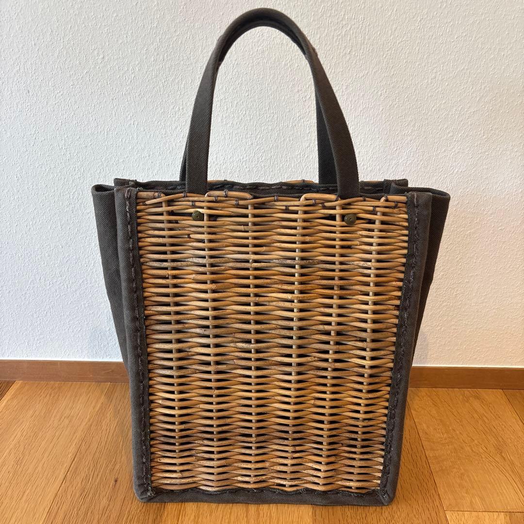 限定値下げ⭐︎】エバゴス かご袋 カーキ ebagosトートバッグ 恐竜