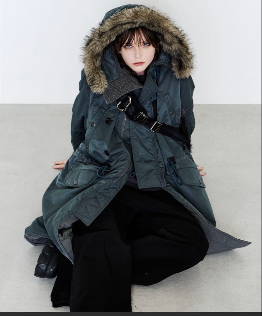 AIVER N-3 フライトコート グレイッシュブルー - メルカリ