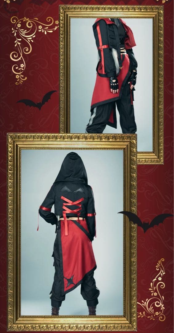 vtuber 葛葉 にじさんじ コントレイル コスプレ衣装※ウィッグ 靴追加可