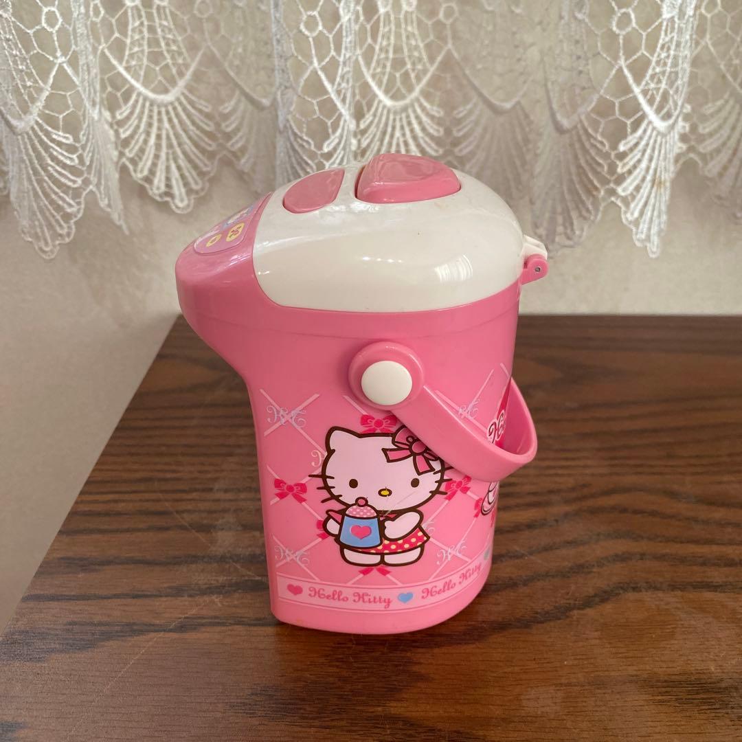 サンリオ ハローキティ ままごと 電気ポット ピンク - メルカリ