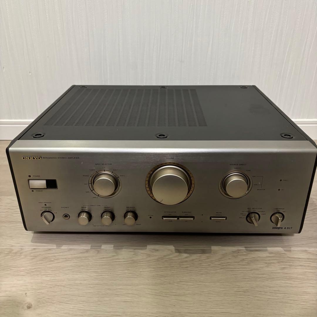 ONKYO Integra A-917 プリメインアンプ オンキョー インテグラ - メルカリ
