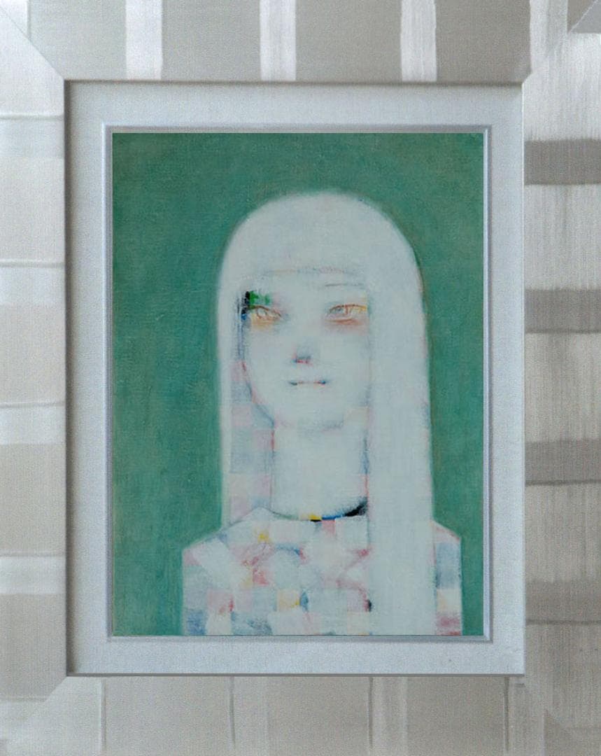 油絵 菅家令子 絵 絵画 インテリア F4-071212 人物 女性像 - メルカリ