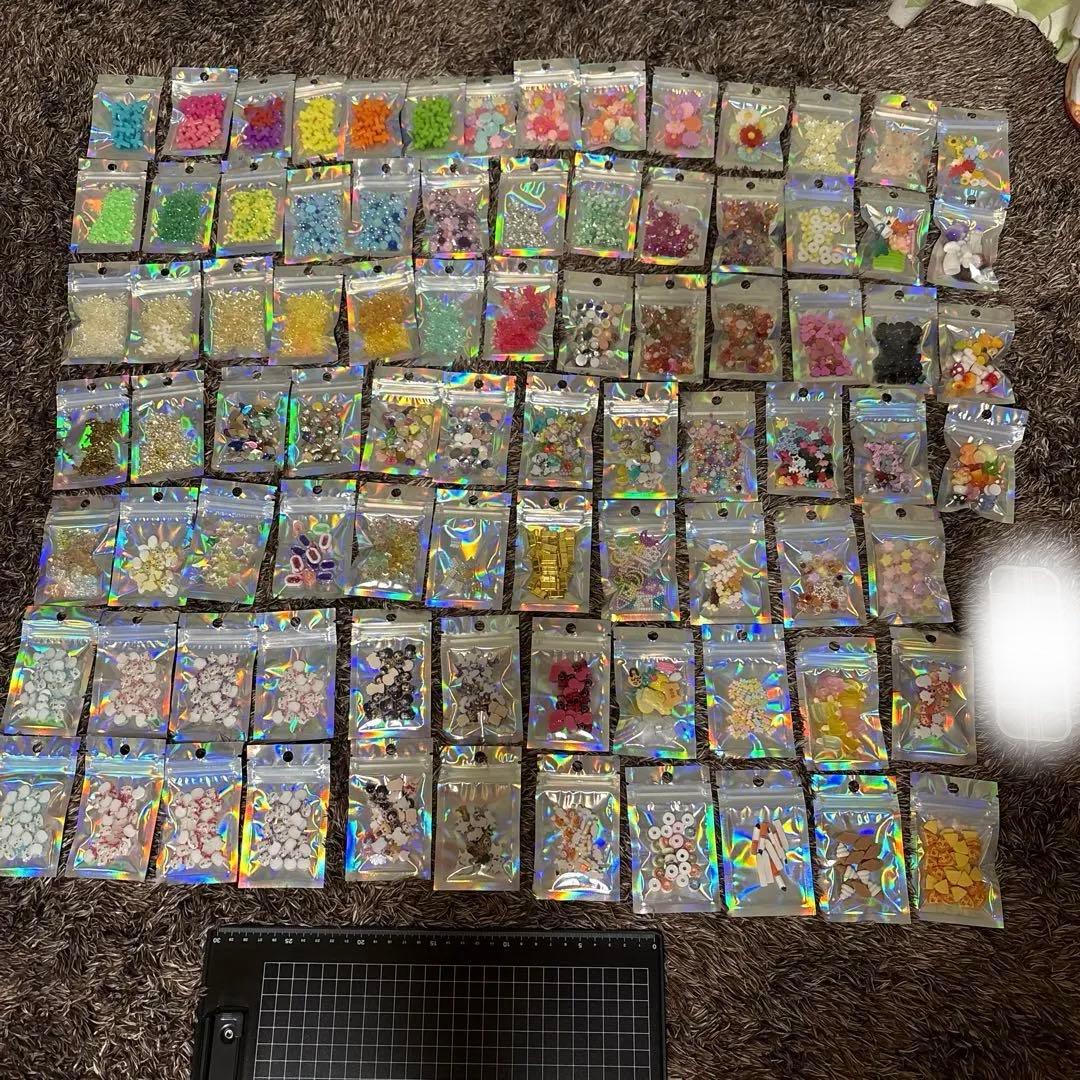 ネイルパーツ85袋セットまとめ売り Amazon | 【快適良品スヤスワ】ネイルパーツ スイーツ お菓子 大量 90