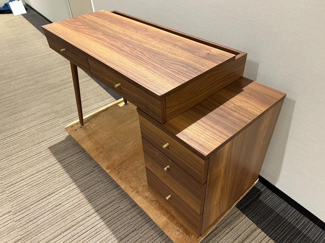 りんご様専用】展示品・未使用品 サイドチェスト付きドレッサーデスク