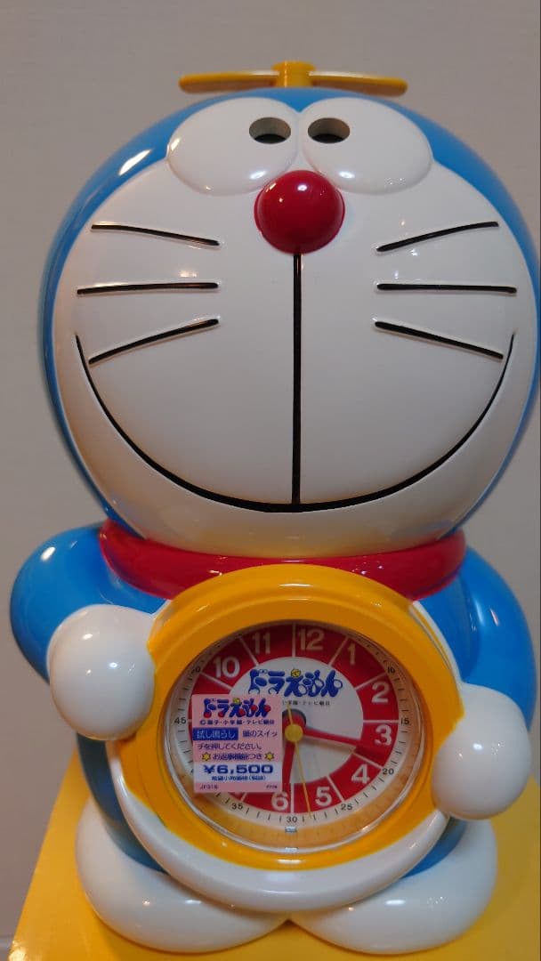 未使用品】SEIKO 昭和レトロ 当時物 ドラえもん 目覚まし時計 大山