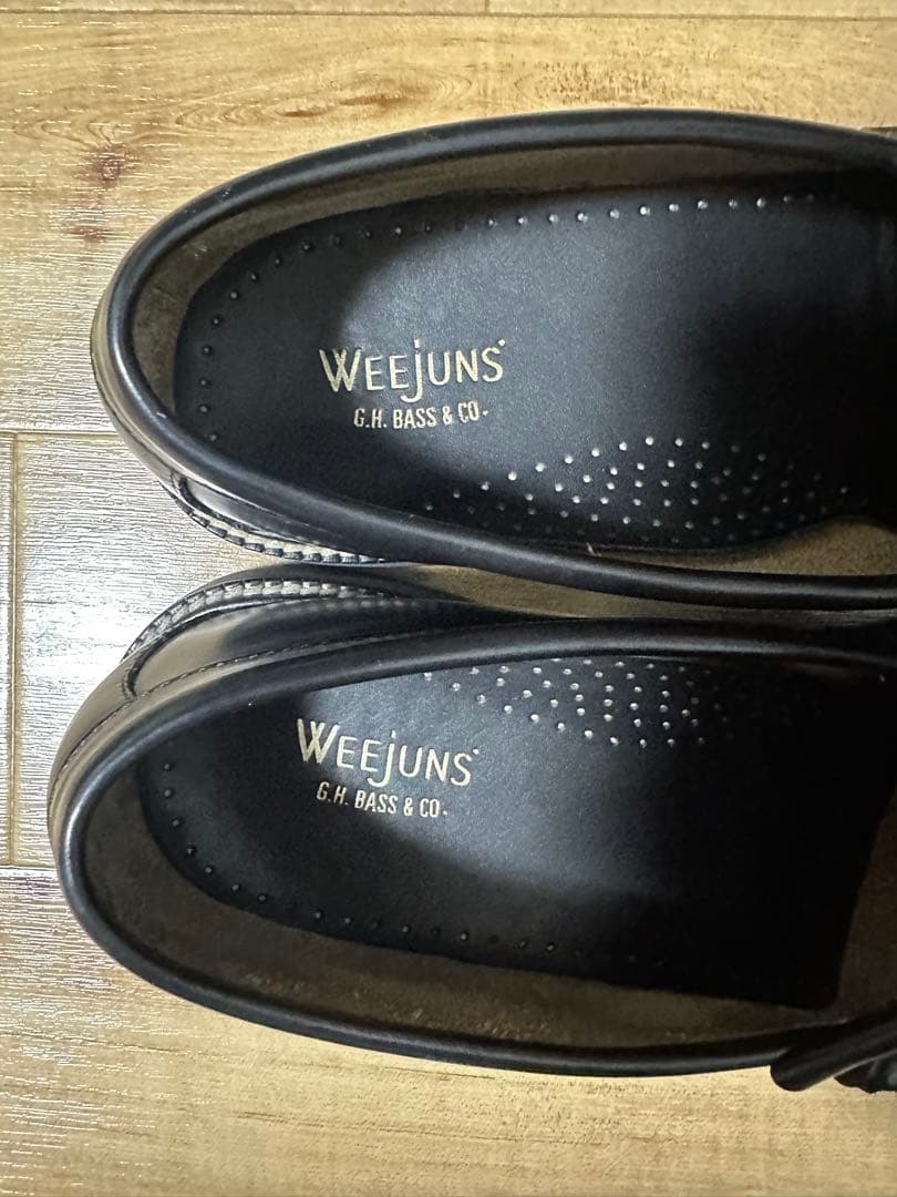 WEEjUNS' G.H.BASS & CO. タッセルローファー ブラック