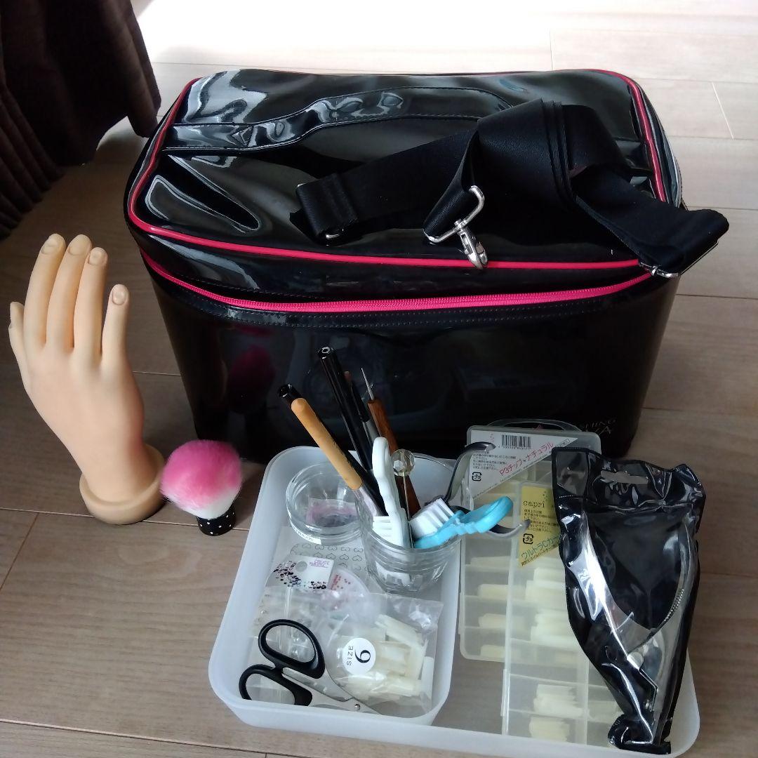 ネイルアート用具セット 黒とピンク Amazon | 手作り ネイルチップ ロング アーモンド スティレット つけ爪