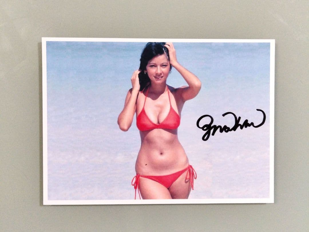 アグネス・ラム直筆サイン入り2Lサイズ写真…Agnes Lum - メルカリ