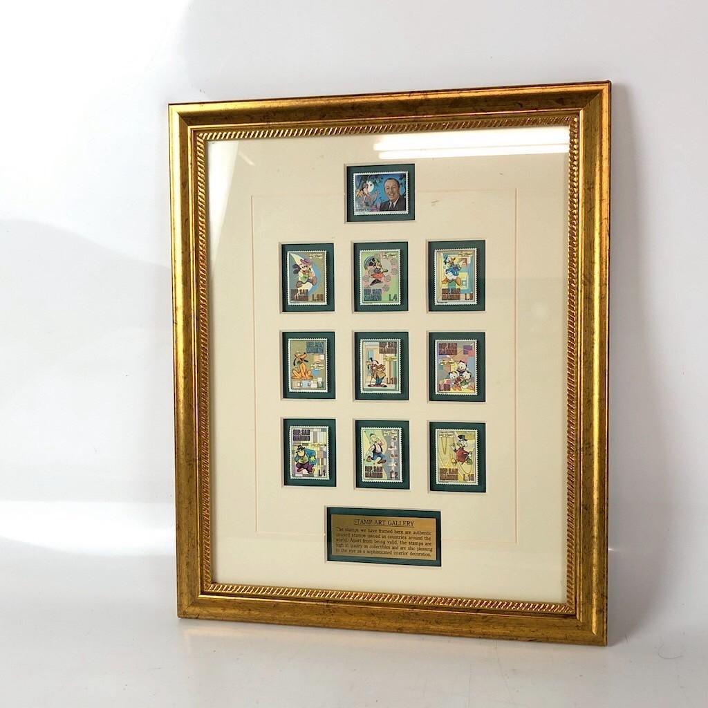ディズニー切手アート 額装コレクション STAMP ART GALLERY Yahoo!オークション -「ディズニースタンプギャラリー」の落札相場