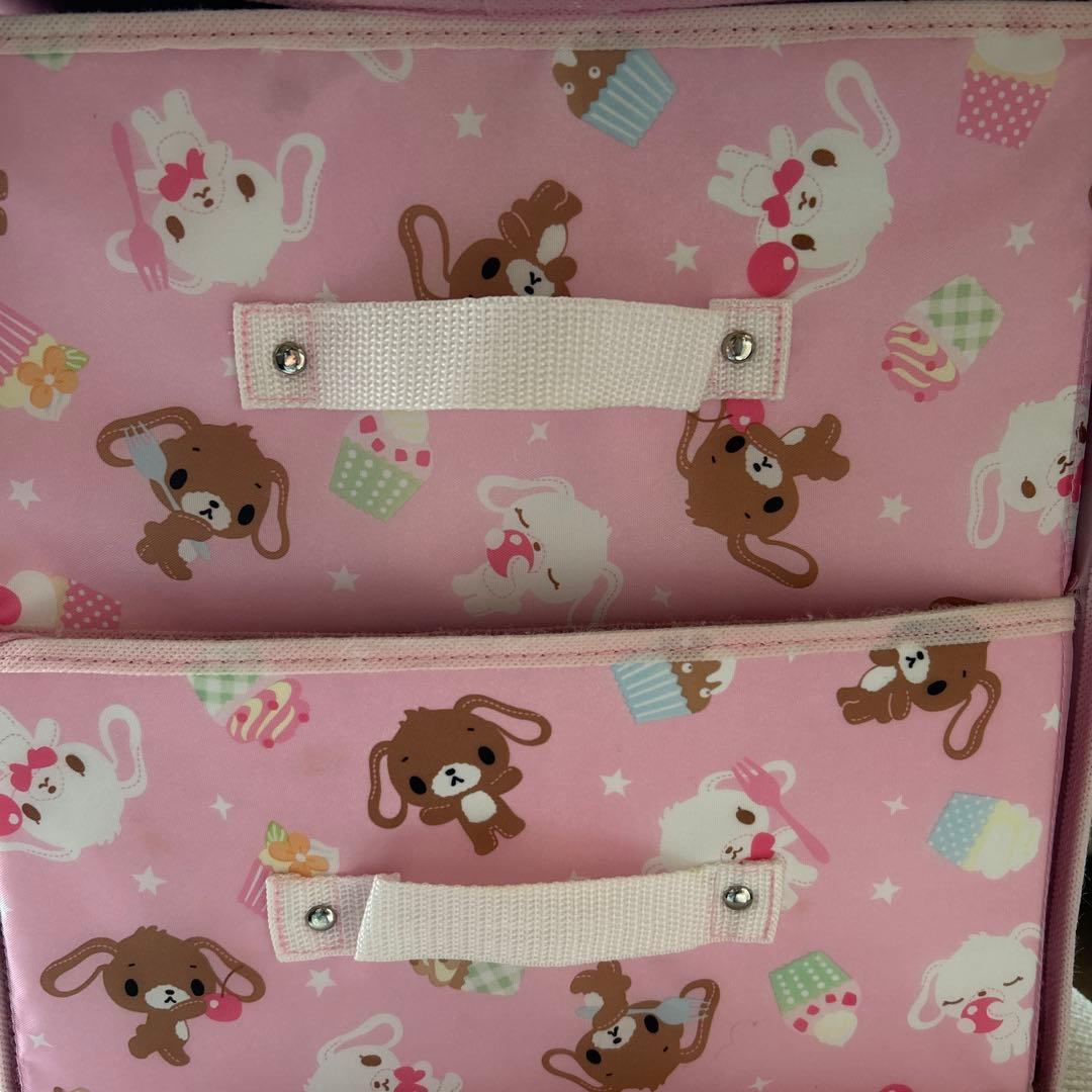 レア サンリオ シュガーバニーズ しろうさ くろうさ 折りたたみ収納