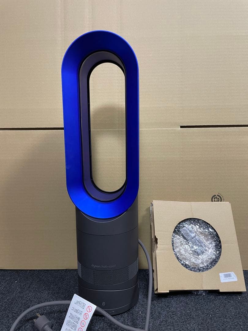 し*ん様 Dyson hot+cool AM09 タワー型ファン ダイソン ブル - 扇風機
