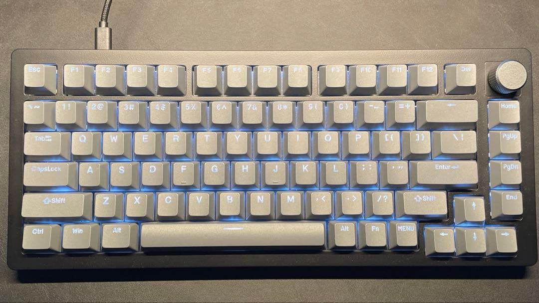 DrunkDeer A75 (追加のキーキャップ、リストレスト付き) DrunkDeer A75 - ラピッドトリガーキーボード マグネティックスイッチ