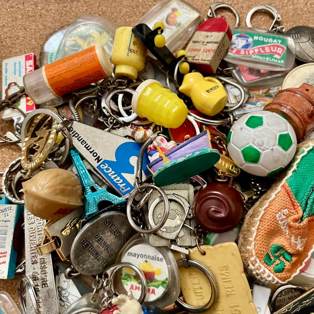 集めたくなる フレンチキーホルダー 100個セット フランス