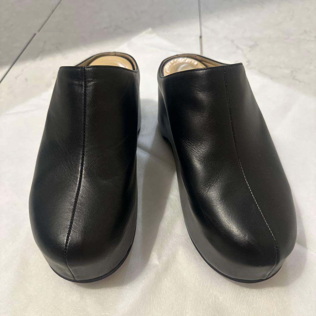 美品CLANE クラネ PLATFORM CLOGS サボ ブラック 37サイズ - メルカリ