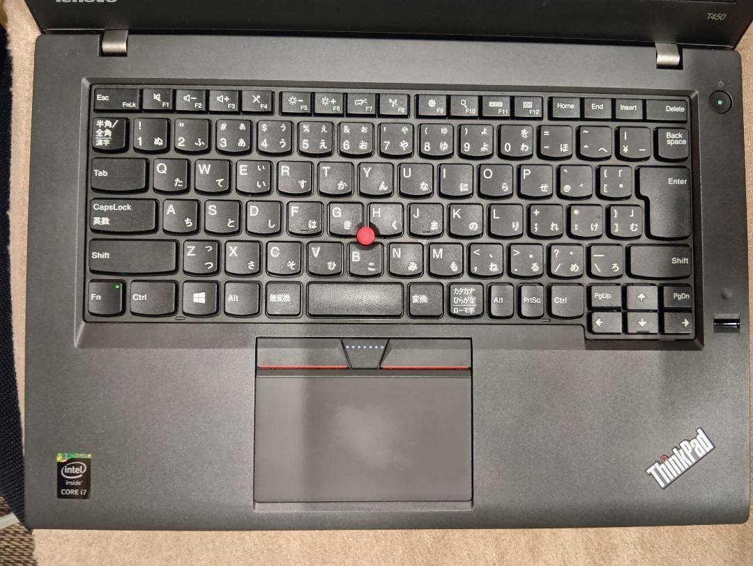 難あり】ThinkPad T450/ i7-5500U/ 8GB/ 256GB