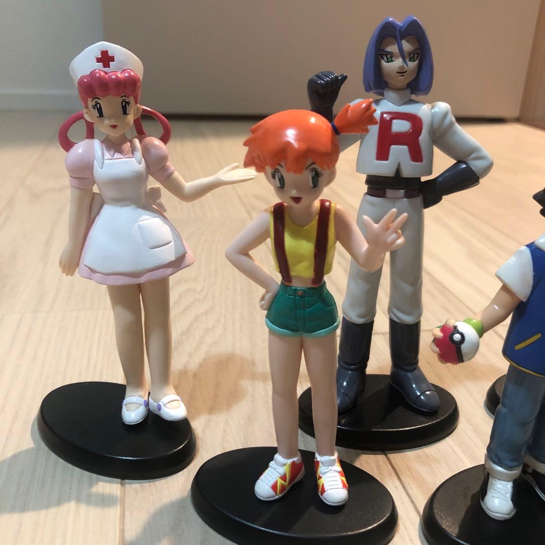 ポケモン 初期 フィギュア サトシ カスミ タケシ ジョーイ ロケット団