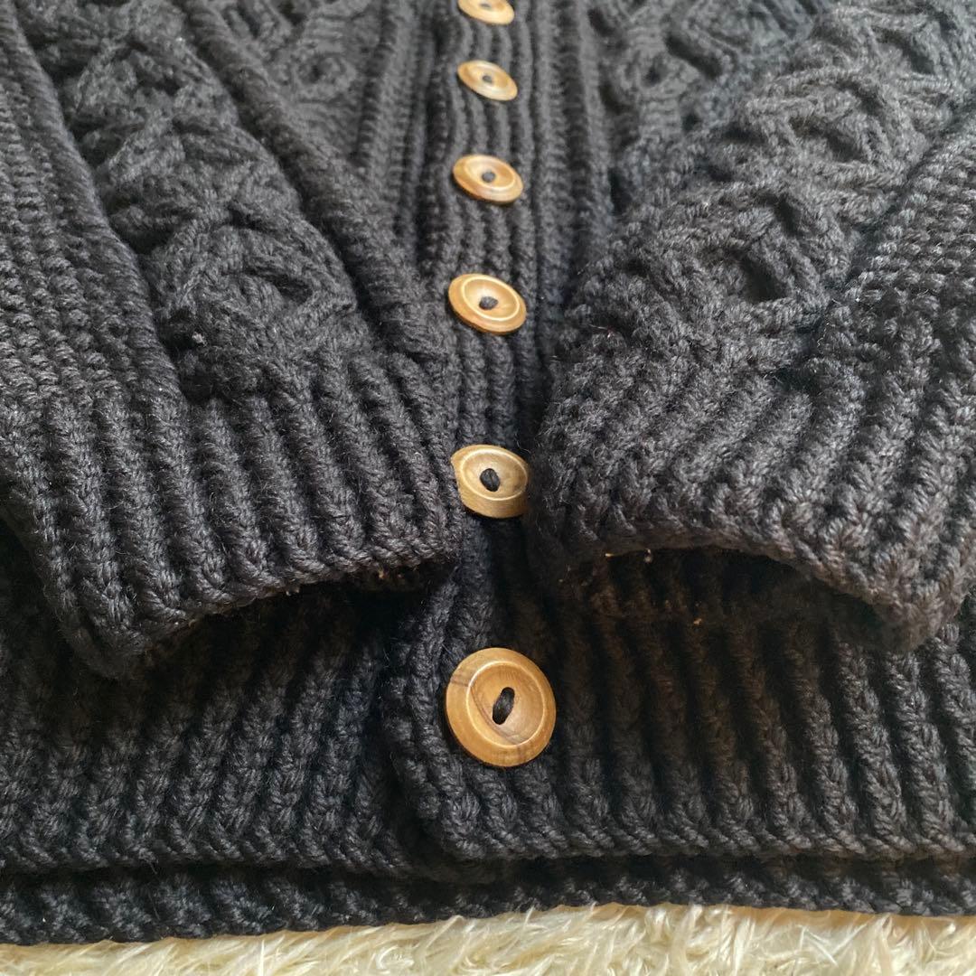 希少】インバーアラン 3A ブラック 黒 スコットランド製 40 Lサイズ