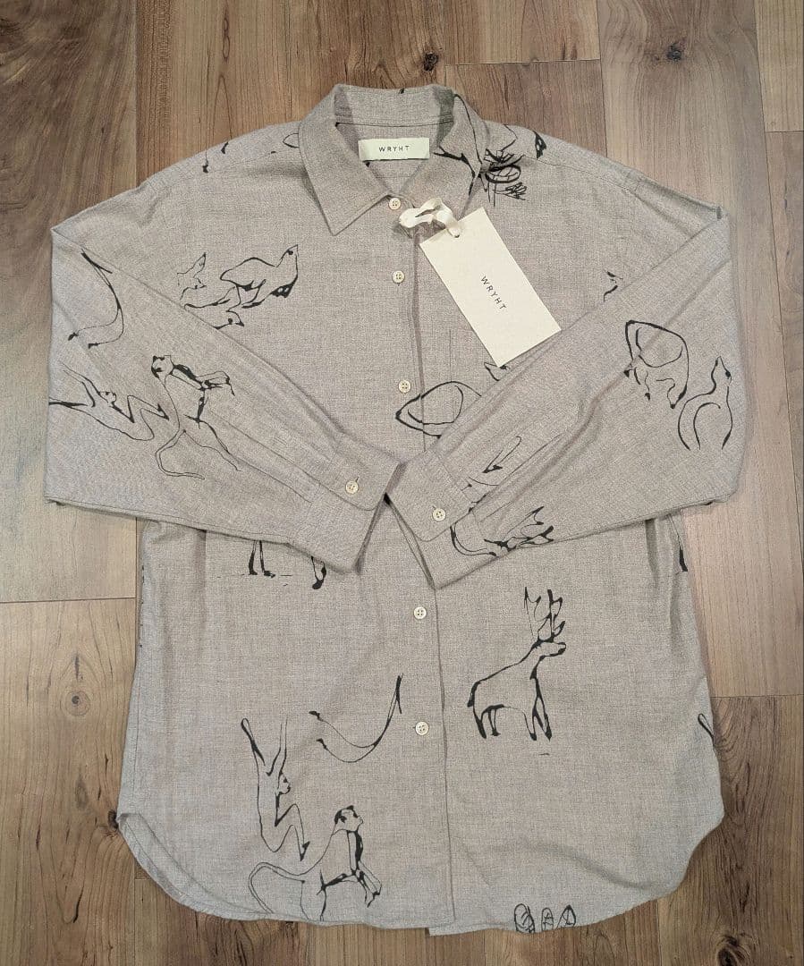 WRYHT☆ライト アニマル柄シャツ (ROKU・fumika） - メルカリ