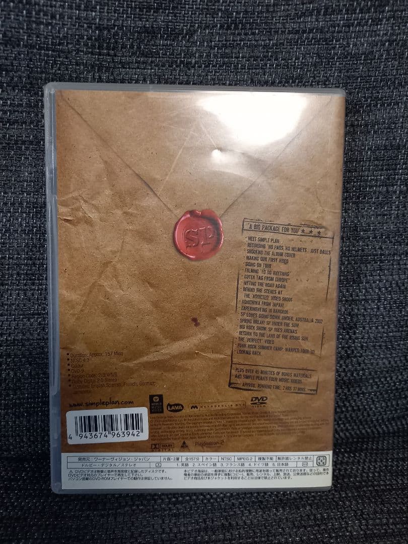 直筆サイン入り　simple plan/俺たち★シンプル・プランの豪華なDVD!