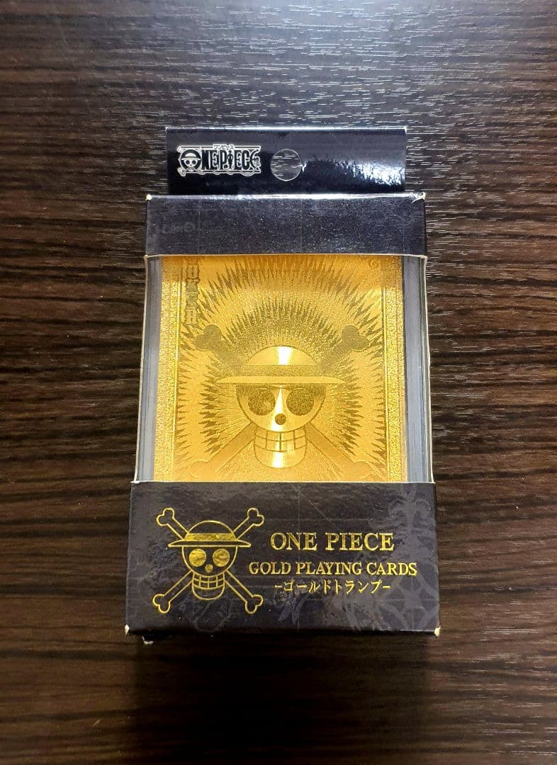 ワンピース ゴールド トランプ カード 箱までフルセット 未使用 - メルカリ