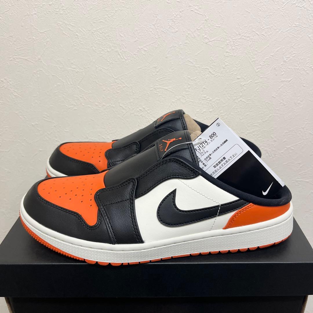 24.5cm ナイキ エア ジョーダン 1 ミュール ゴルフ 定価以下 - メルカリ