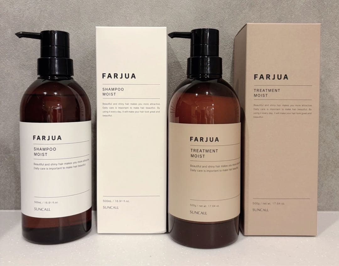 サンコール　ファルジュア　モイスト　シャンプー&トリートメントセット500サイズ SUNCALL（サンコール） 【ポンプセット】サンコール ファルジュア