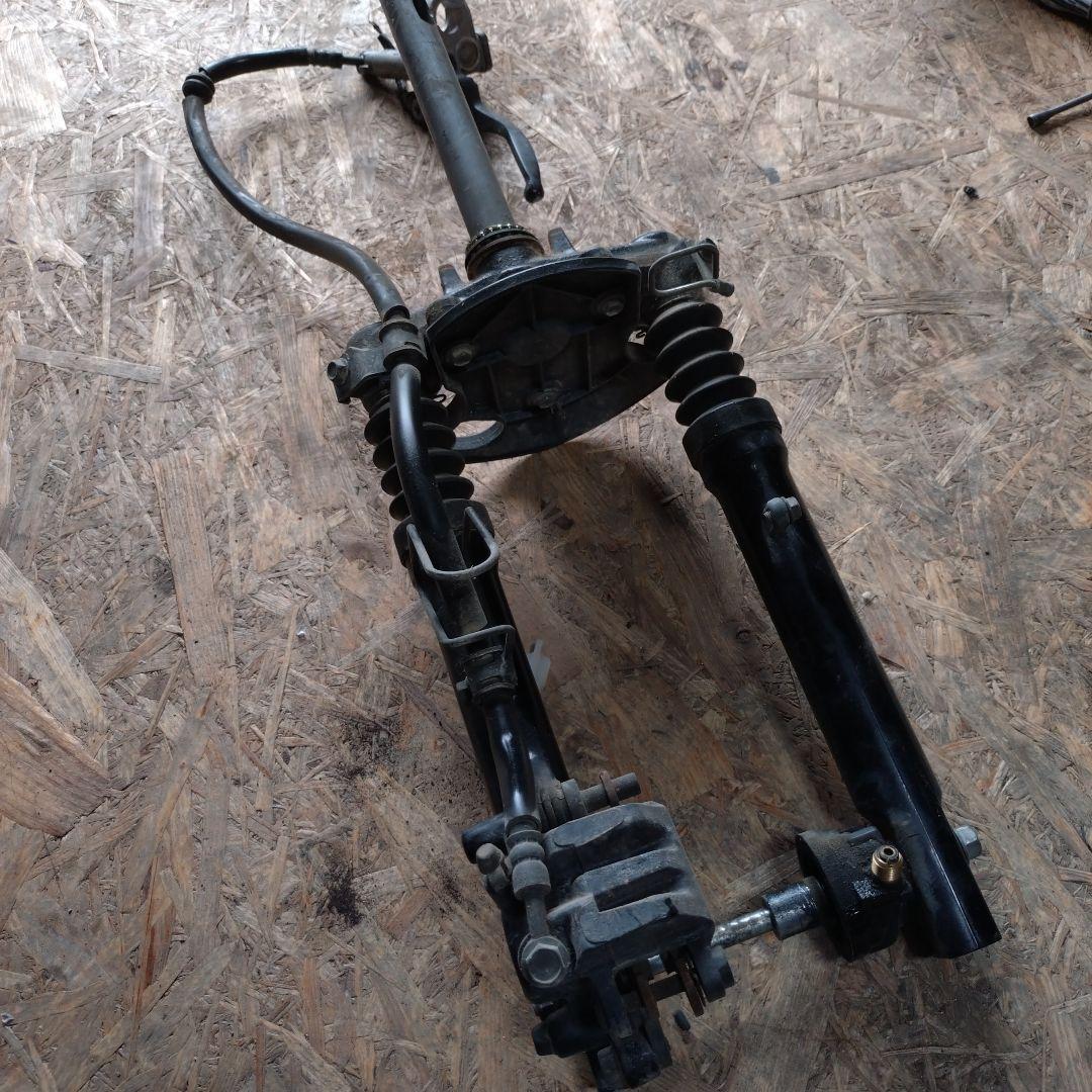 SA39J JOG フロントフォーク　ブレーキ一式 Yahoo!オークション -「sa39j ジョグフロントフォーク」(フロント