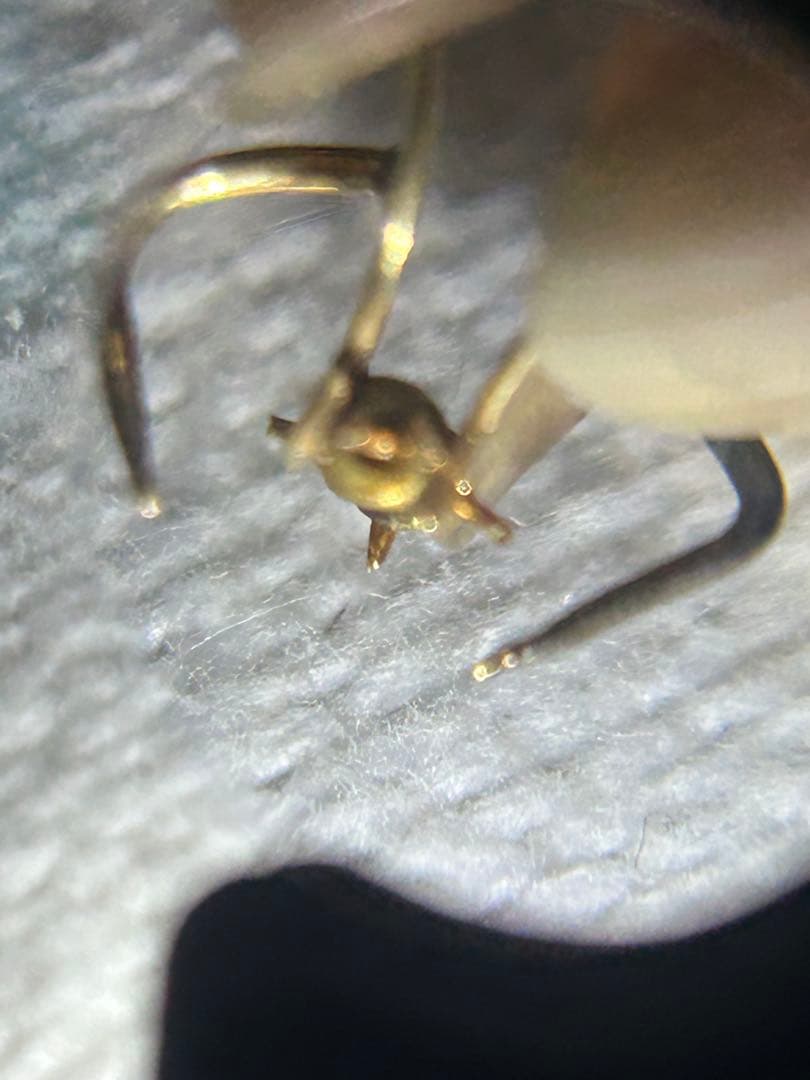 レア 蝶々 K18 刻印 1.8ｇ　ブローチ