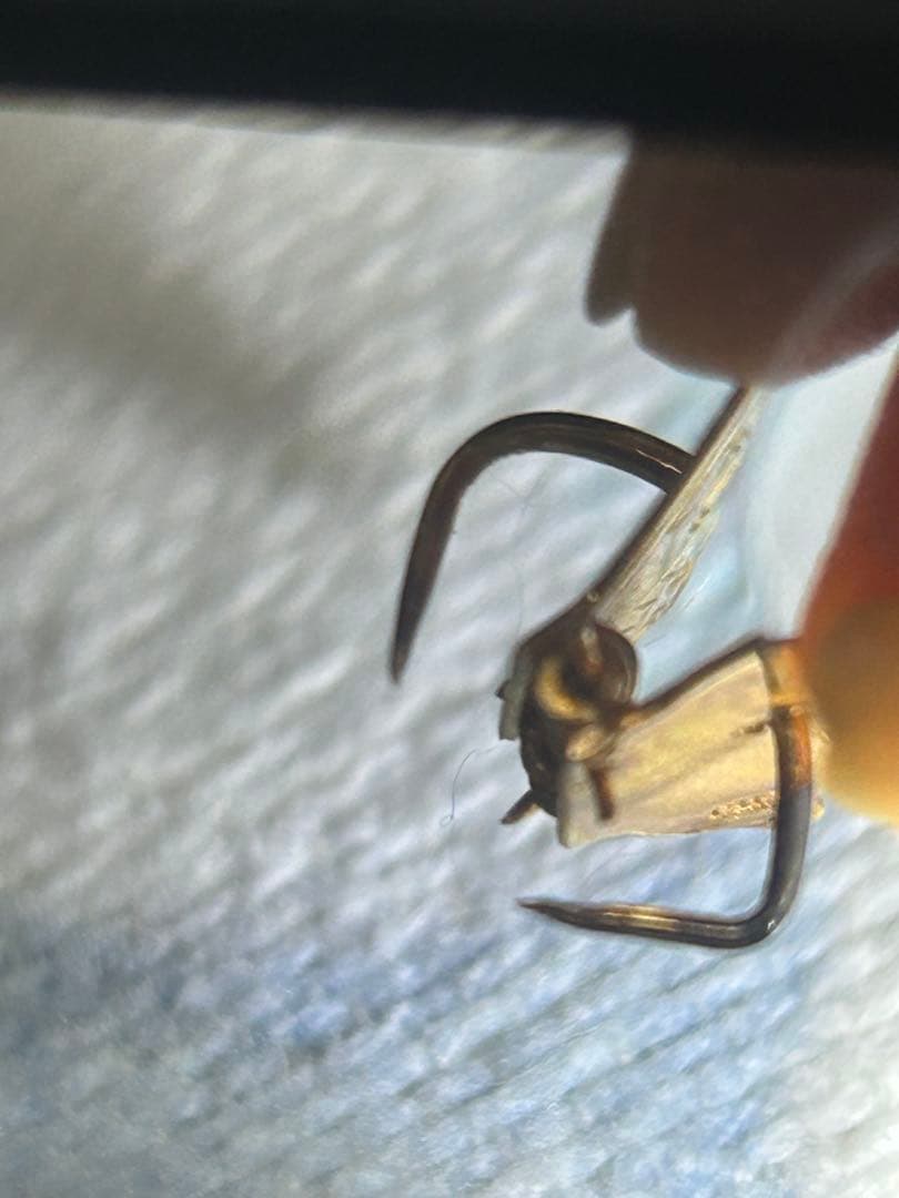 レア 蝶々 K18 刻印 1.8ｇ　ブローチ