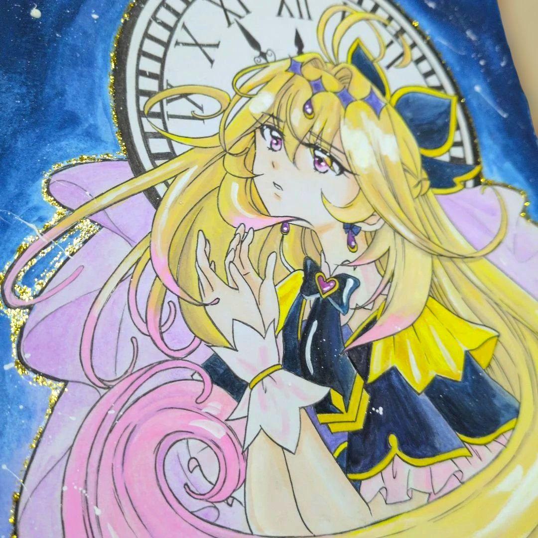 手描き 名探偵プリキュア キュアアルカナ・シャドウ ファンアート