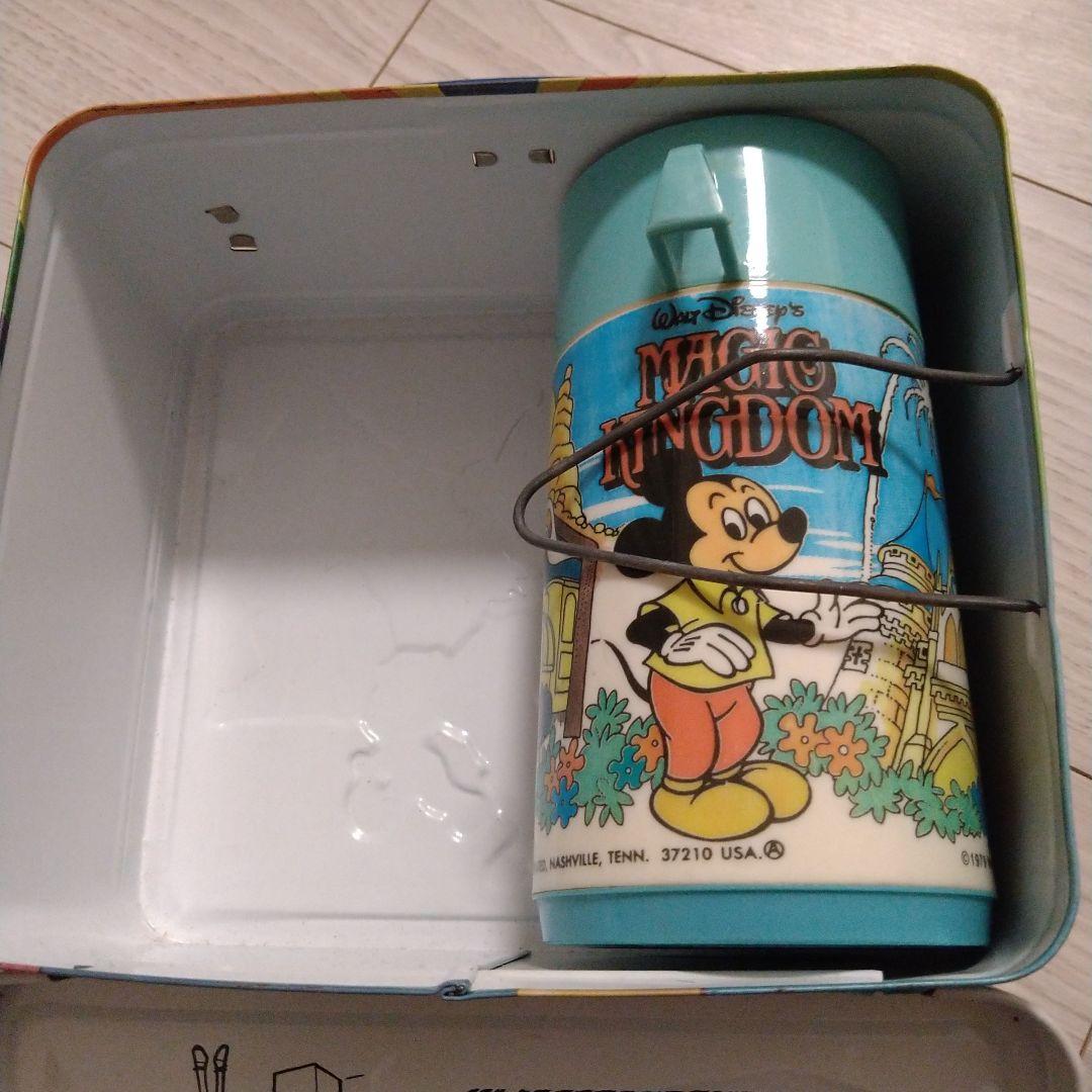 ディズニー ブリキ ランチトランク Aladdin製 昭和 レトロ - メルカリ