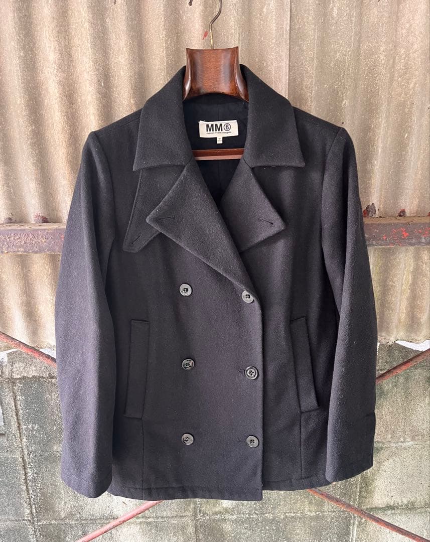 最終セールMM6martinメゾンマルタンマルジェラ ピーコート38サイズM