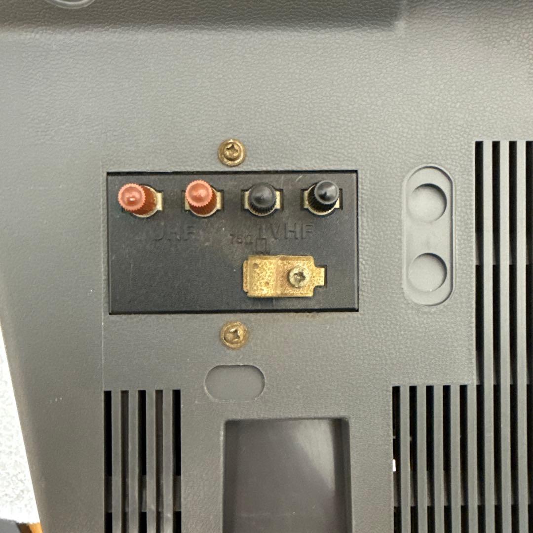 昭和レトロ・動作品】NEC カラーテレビ CV-14H8型＋アンテナ セット