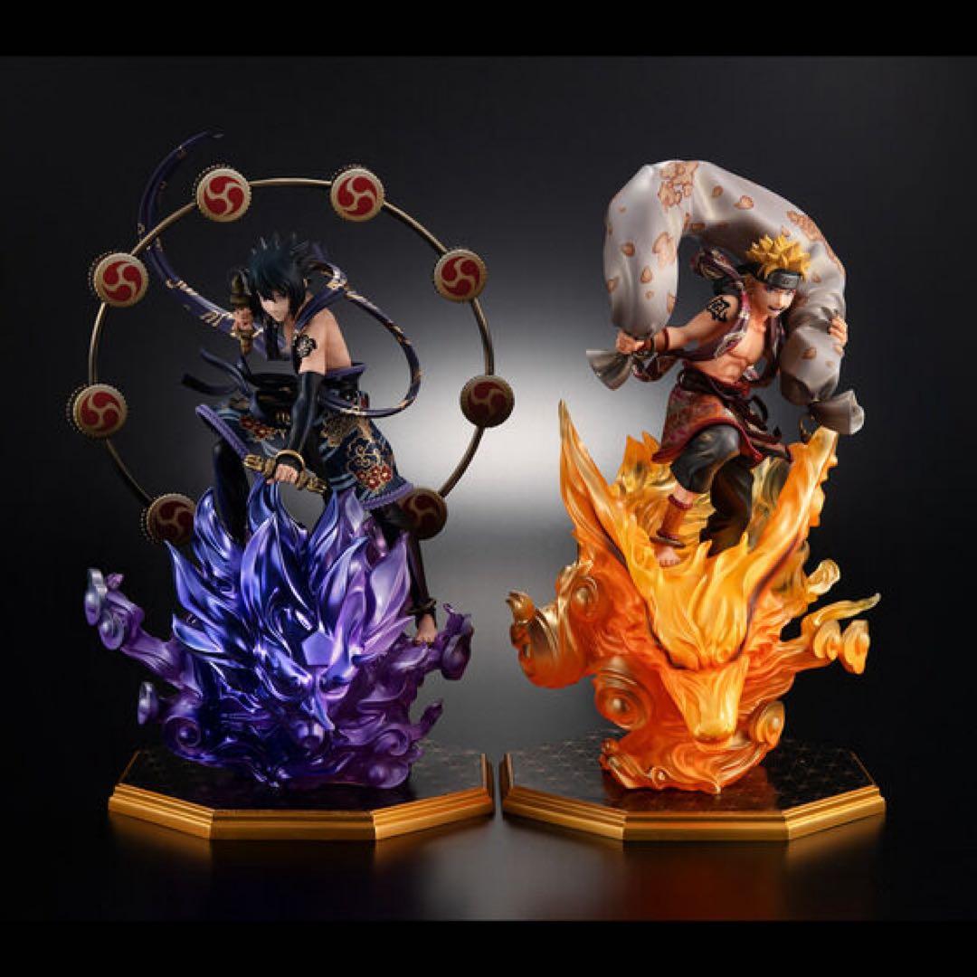 【新品】GEMシリーズ　うずまきナルト風神＆うちはサスケ雷神 セット 限定販売】PreciousG.E.M.シリーズ NARUTO-ナルト- 疾風伝 うずまき