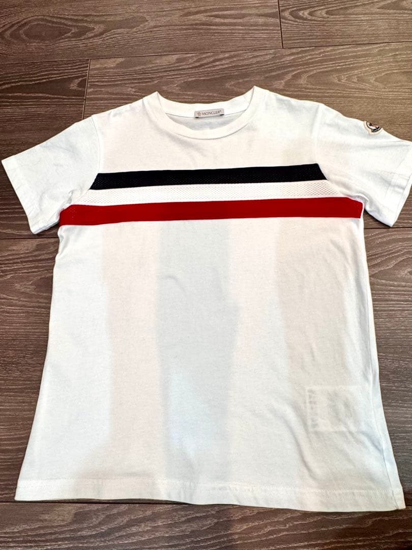 Moncler ストライプ Tシャツ ホワイト10A 美品 楽天市場】【定価36,300円(税込)】MONCLER モンクレール 流行を超越