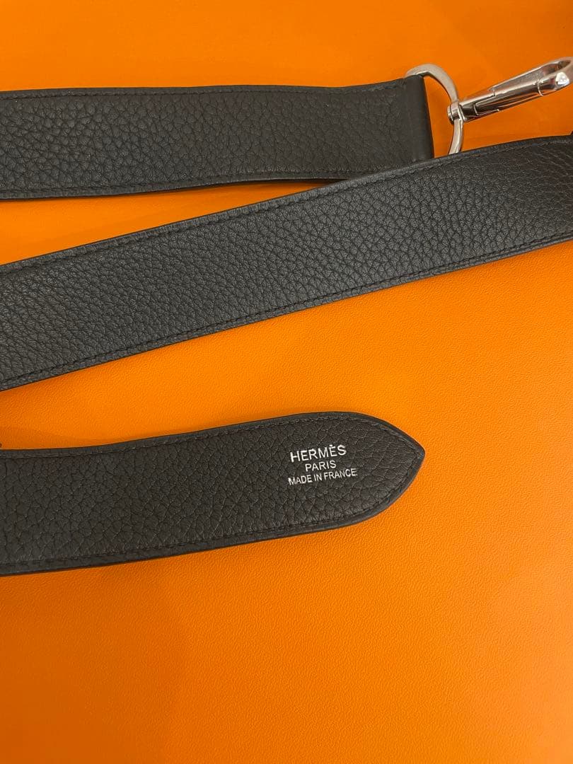 HERMES エルメス□O刻印 ジプシエール37 ショルダーバッグ ブラック
