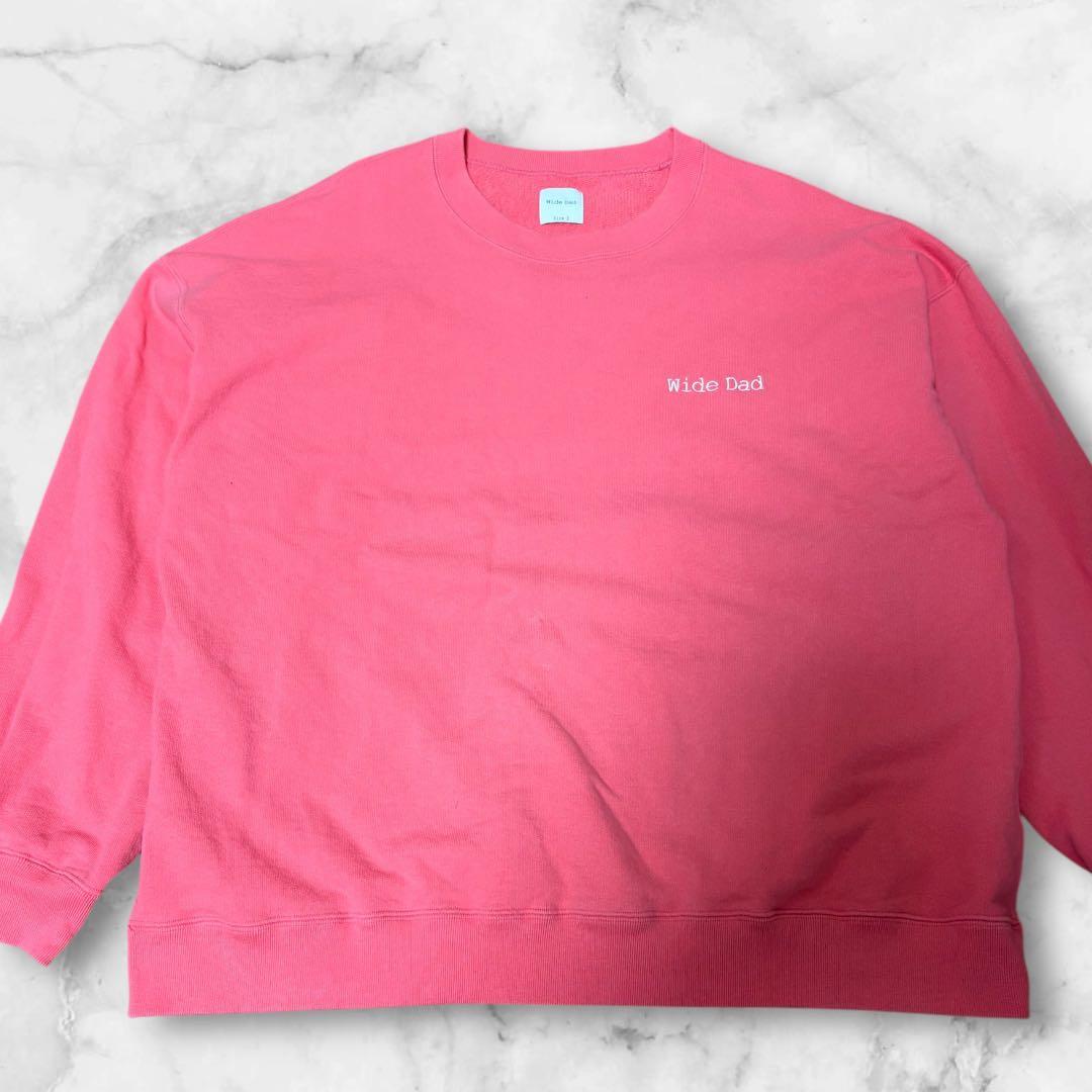 URBAN RESEARCH Wide Dad スウェット サイズ2 ピンク - メルカリ