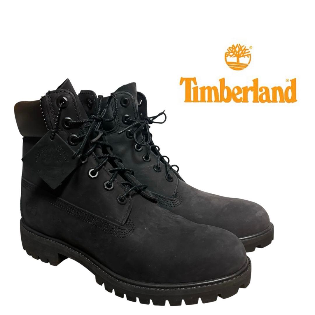 Timberland ブラック ワークブーツ - メルカリ
